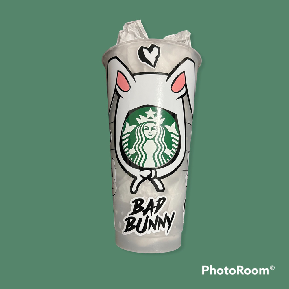 Bad Bunny Starbucks Cup